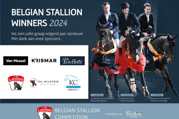 Data en locaties voor EquiLannoo Belgian Stallion Competition powered by Eurohorse Data en locaties voor EquiLannoo Belgian Stallion Competition powered by Eurohorse
