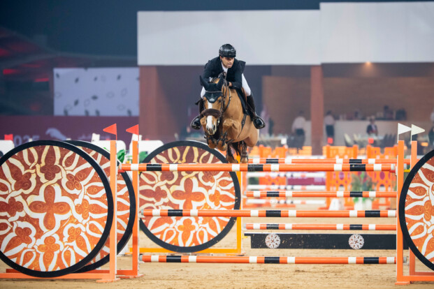 Abdel Saïd schittert met zilver in de CSI4* Grand Prix van Doha