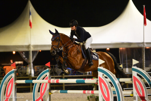Ook Zoe Conter laat zich meteen opmerken in Rome