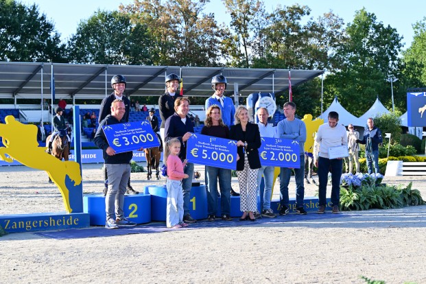 Roosje Brouwer snelt naar wereldtitel bij 7-jarige paarden in Lanaken