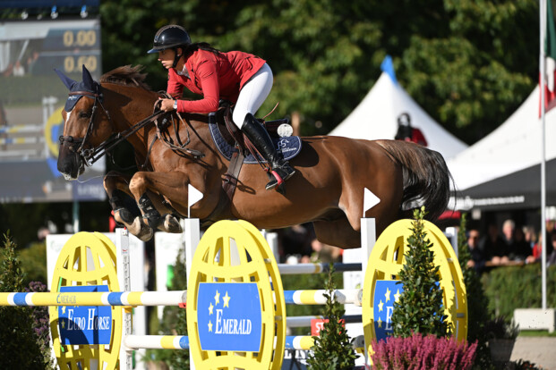 Virginie Thonon 8ste in de CSIO3* GP van Deauville