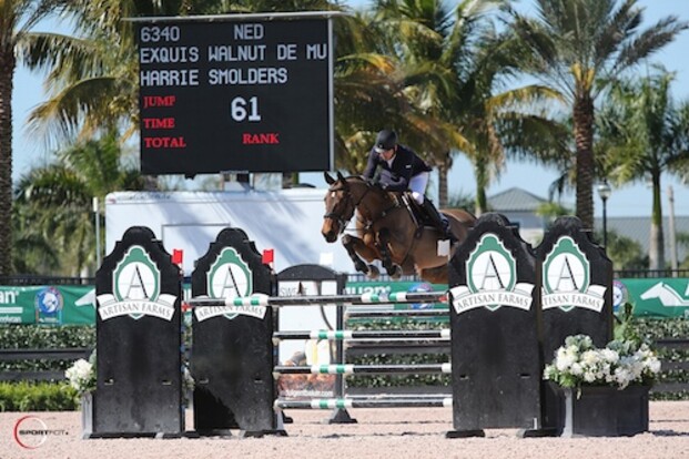 Harrie Smolders en Walnut winnen in WEF