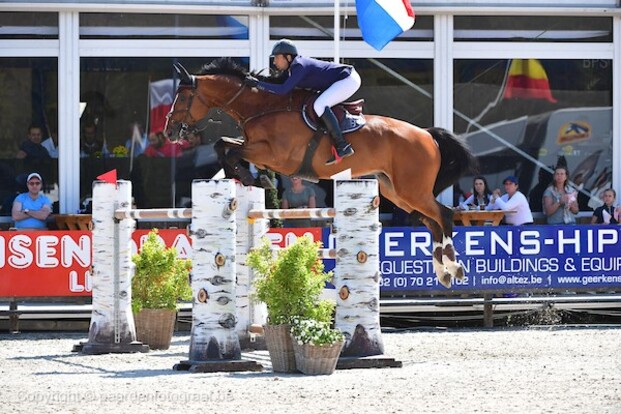 Gilles Dunon op het podium in Opglabbeek!