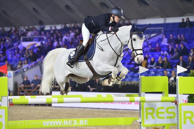 Claire Putters start de dag met podiumplaats