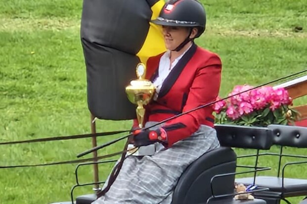 Laure Philippot wint met Hannoveraan Galen V CAI-3* in Kladruby
