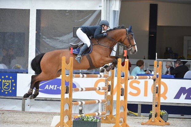 CSIYH1 Lier: Charlotte Philippe naast podium