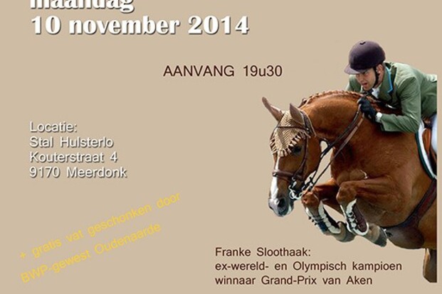 Maandag 10/11: SPRINGCLINIC BWP-OUDENAARDE