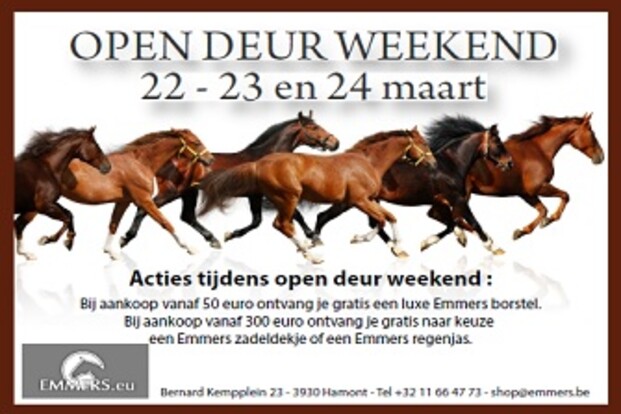 Lente opendeurdagen bij Ruitersport Emmers