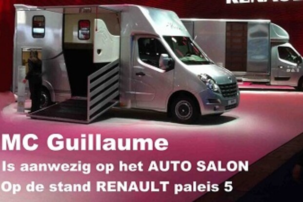 MC Guillaume op Autosalon