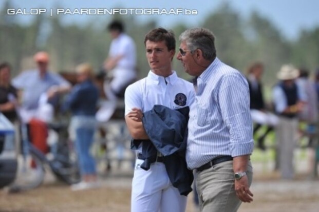 Jos & Olivier ex-aequo vierde in 1.55m proef Jos & Olivier ex-aequo vierde in 1.55m proef
