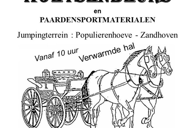 Koetsenbeurs Zandhoven, zondag 8 december