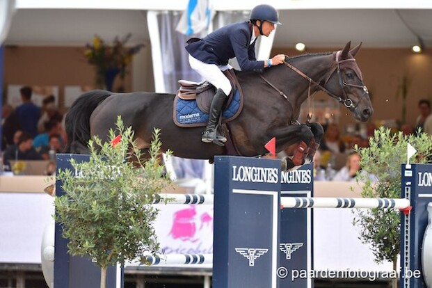 Wilm Vermeir 8ste in de CSI2* GP van Samorin