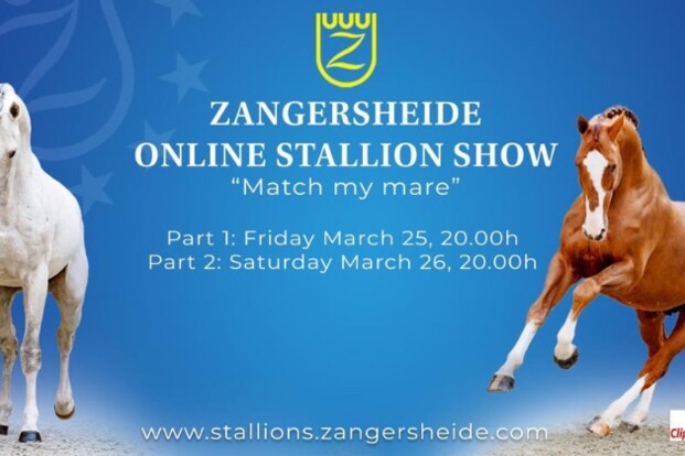 Zangersheide online hengstenshow op 25-26/03