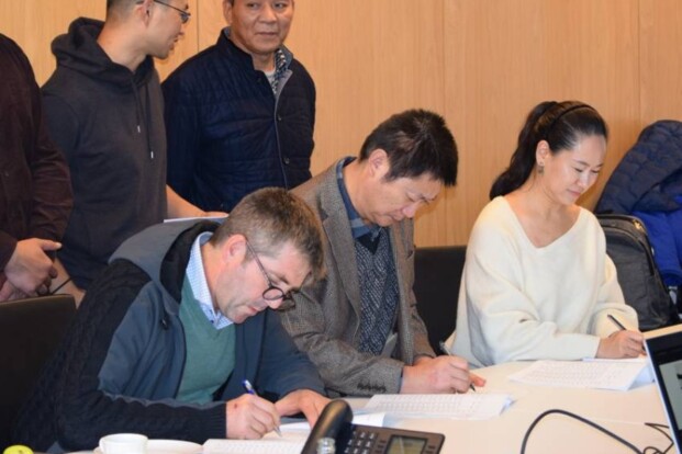 Contract EHS-BFE en Univ. Wuhan bekrachtigd