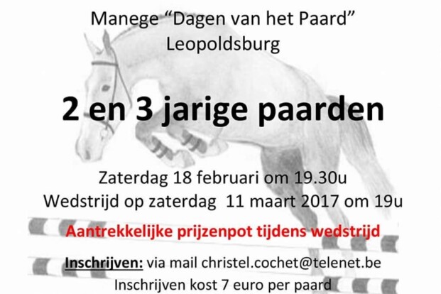 Vrijspringen te Leopoldsburg 18/2 en 11/3 Vrijspringen te Leopoldsburg 18/2 en 11/3