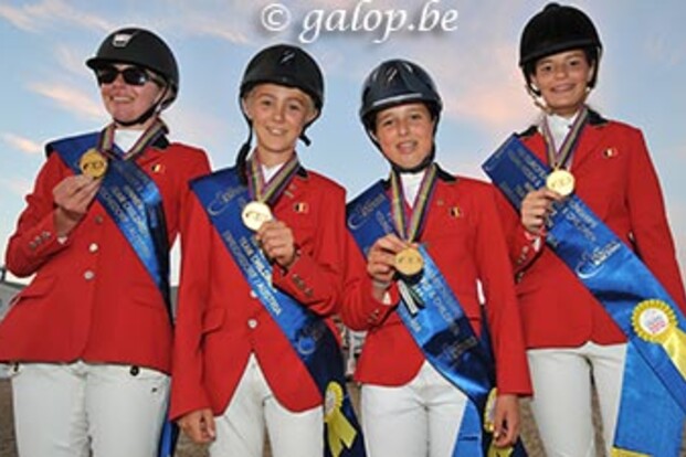 Na zilver voor de juniors nu ook GOUD voor de scholieren