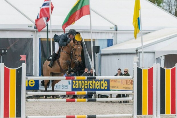 Jens Thys start de dag op het podium!