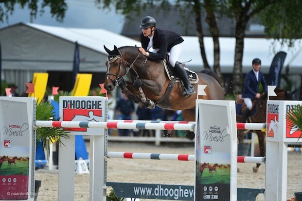 Thibault Philippaerts net naast het podium