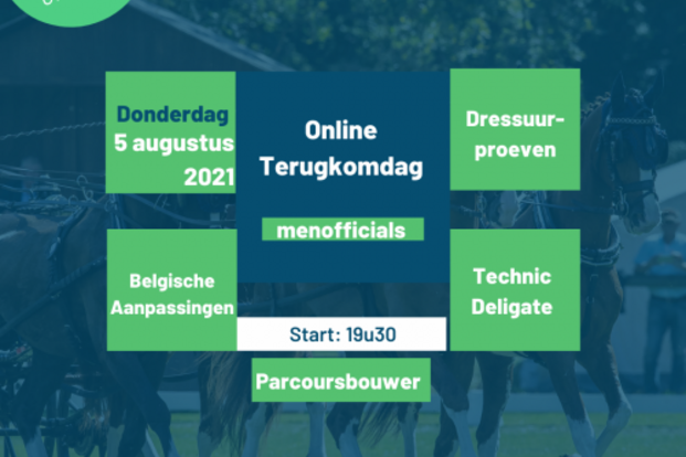 Online Terugkomdag officials - 5 augustus