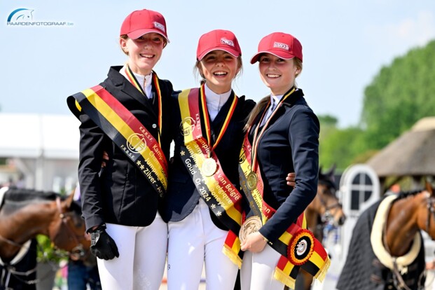 BK pony's: Robin Vermeir springt naar goud