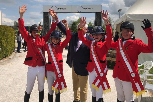 Belgische Ponyruiters halen goud in de Nations Cup van Lambrechthausen! Belgische Ponyruiters halen goud in de Nations Cup van Lambrechthausen!