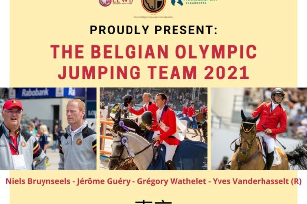 Het Belgisch Olympisch jumpingteam is bekend Het Belgisch Olympisch jumpingteam is bekend