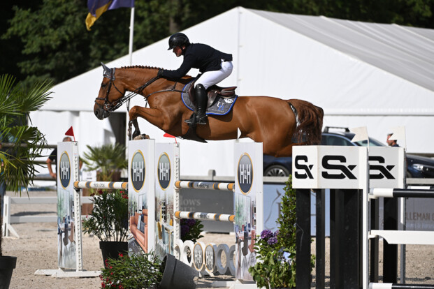 Ugo Berrittella begint de dag op het podium in Nancy