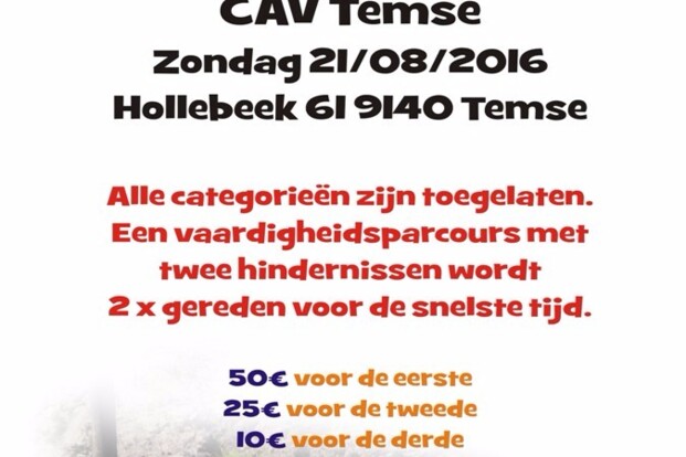 Temse, de startlijst - zondag 21 augustus