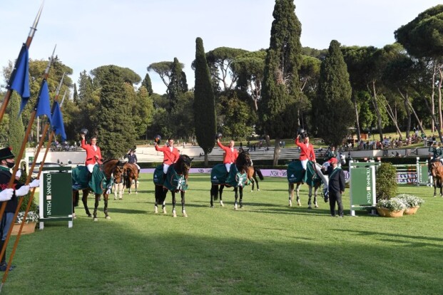 België wint de CSIO5* Nations Cup van Rome!