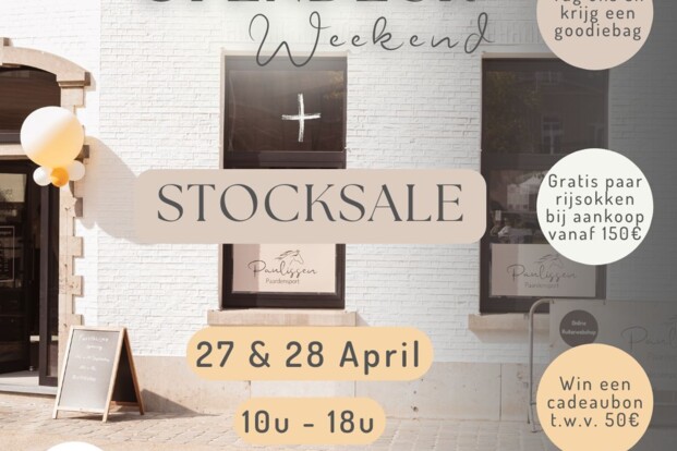 Stocksale ruitershop Paulissen Paardensport dit weekend!