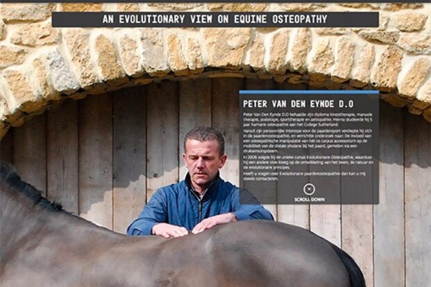 Nieuwe website voor Peter Van Den Eynde