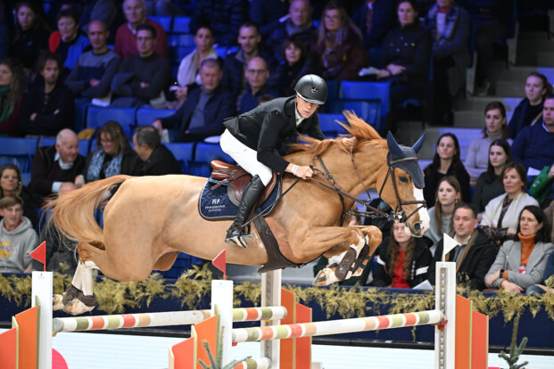 Wilm Vermeir direct op het podium in Fontainebleau