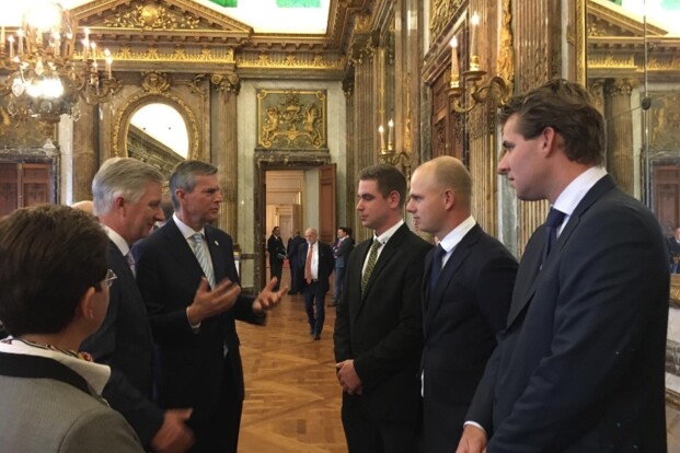 Belgische medaillewinnaars ontvangen door koning en koningin