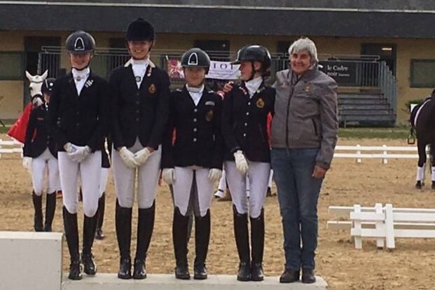 Ponyteam wint brons te Saumur