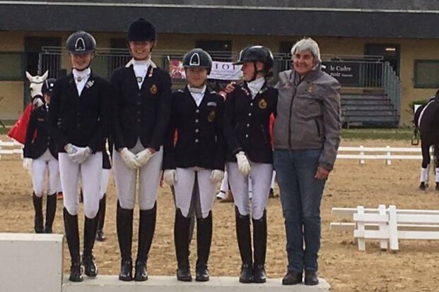 Ponyteam wint brons te Saumur Ponyteam wint brons te Saumur