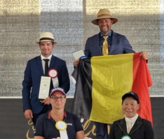 EK Haflinger, Frederik Jans op podium in Stadl-Paura