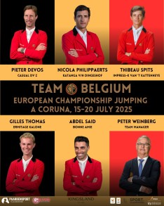 België stuurt sterke ploeg naar EK Jumping in A Coruña