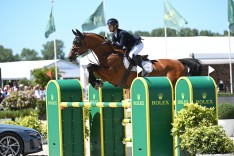 Gilles Thomas overklast concurrentie en WINT CSI4* 1.50m GP kwalificatie Valkenswaard