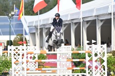 Roy van Beek grijpt net naast het podium in 1.60m-proef op Spruce Meadows