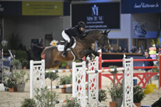 Top 10-klassering voor Gudrun Patteet in de CSI3* GP van Gorla Minore