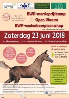Nieuwe locatie Open BWP-veulenkampioenschap
