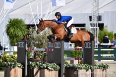 L. Mathy 11de in de CSI2* GP van St. Tropez