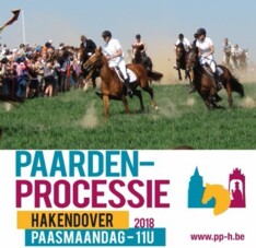 Paardenprocessie Hakendover op paasmaandag