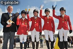 Belgen winnen Nations cup pony"s