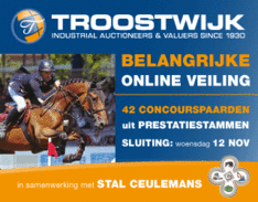 2e Internetveiling bij Stal Ceulemans