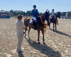 Jenny Krogsaeter en K&T Geromino Belgisch Kampioen 8-jarige paarden