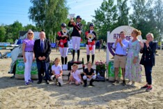 Evi Peeters wint het Amazone Kampioenschap