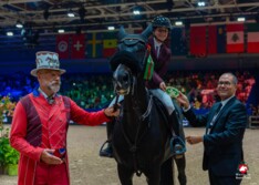 Charlotte Philippe en Cyril Cools schitteren op het podium in El Jadida