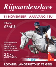Den 11ste, paardenshow en verkoopdag te Geel