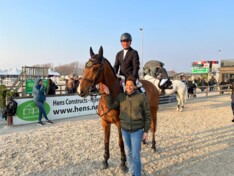 Lambrecht en Bruynseels op het GP-podium